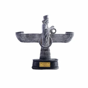 Stone Farvahar Candle Holder