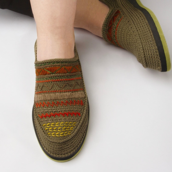 Green Summer Giveh Shoes