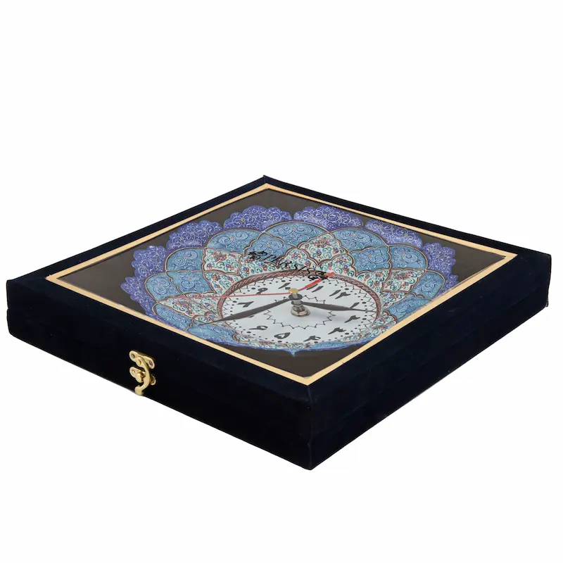 Persian Minakari Clock