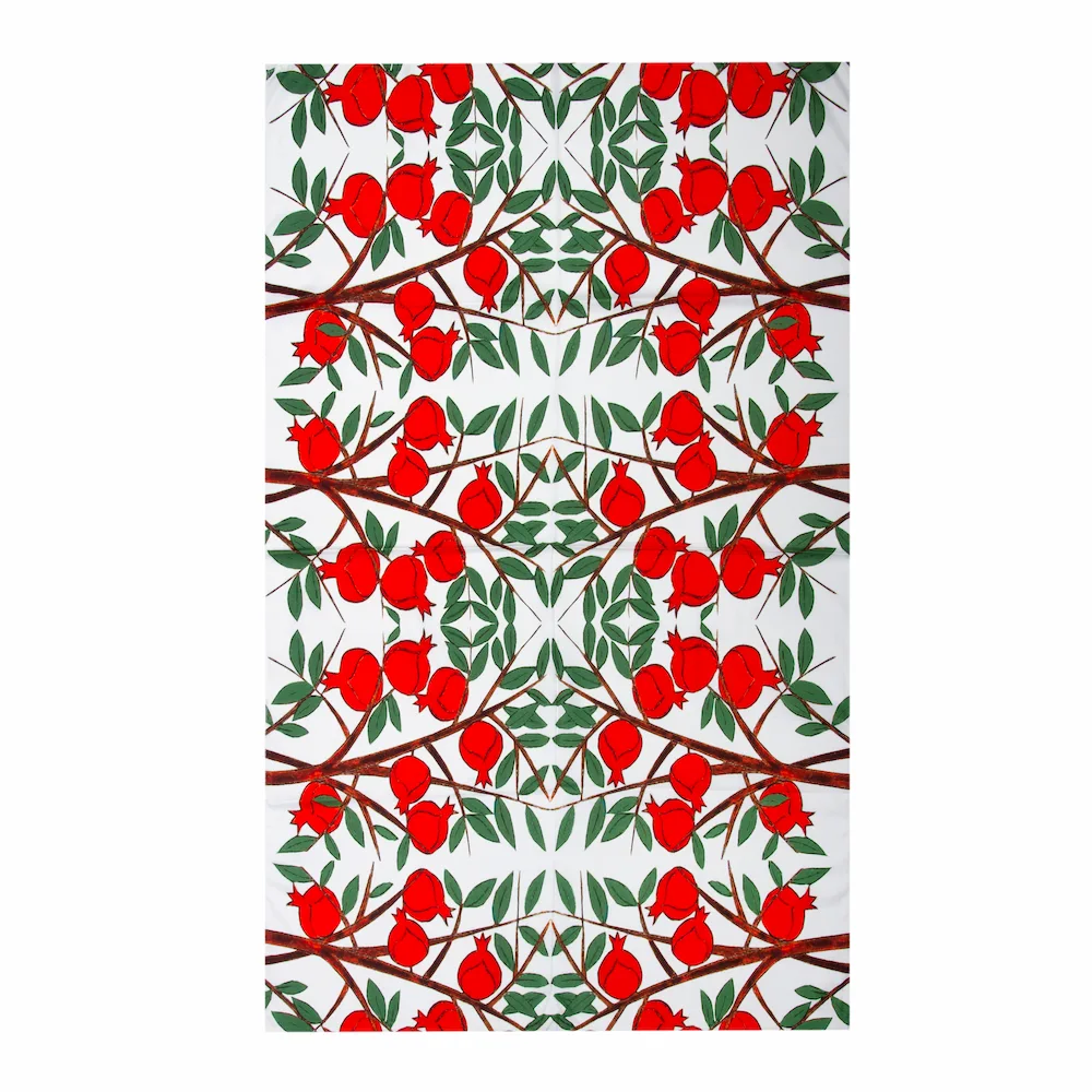 Pomegranate Garden Scarf