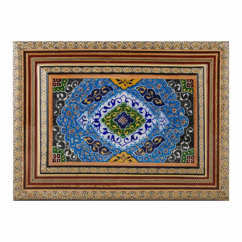 Tazhib Star Khatam Kari Jewellery Box