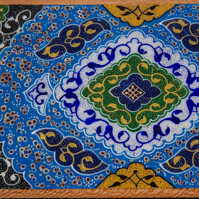Tazhib Star Khatam Kari Jewellery Box