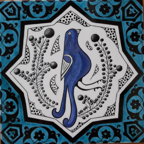 Pigeon Seven colors glazed tile
