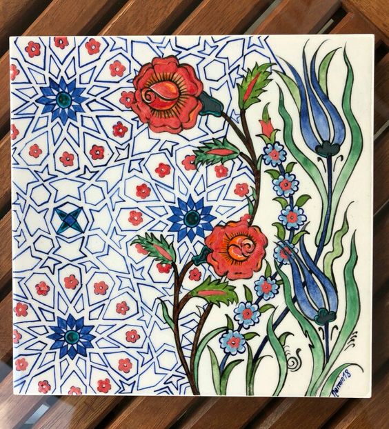Persian Garden Seven colors glazed tile