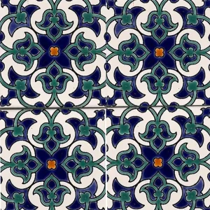 Seven-Color White Eslimi Glazed Tile