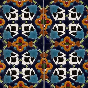 Seven-Color Marvel-of-Peru Glazed Tile