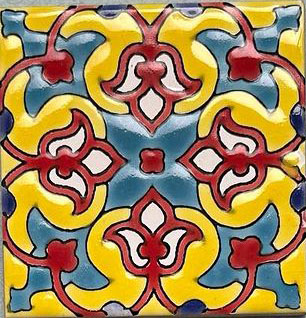 Seven-Color Eslimi Yellow Glazed Tile