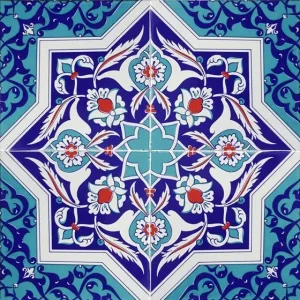 The Star 7 Colors Glazed Tile