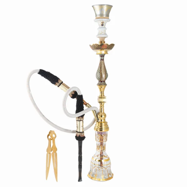 Handcrafted Persian Khatam Hookah- 85cm