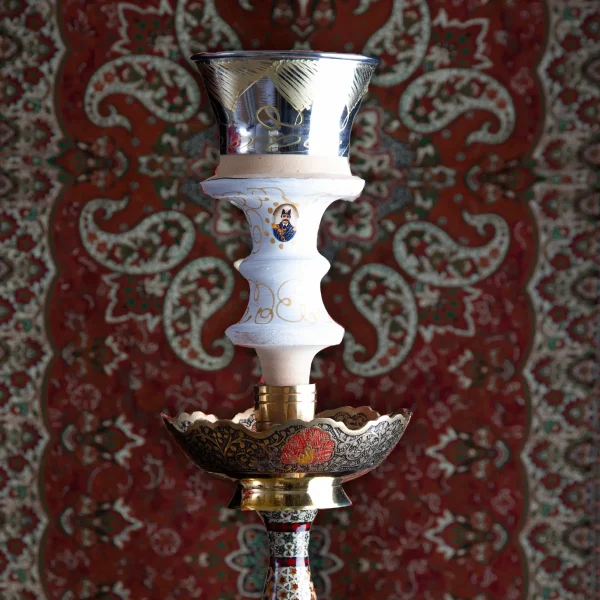 Handcrafted Persian Khatam Hookah- 85cm
