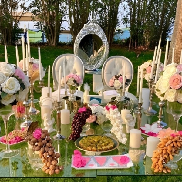Sofreh Aghd Elegance Collection – Persian Wedding Table Package
