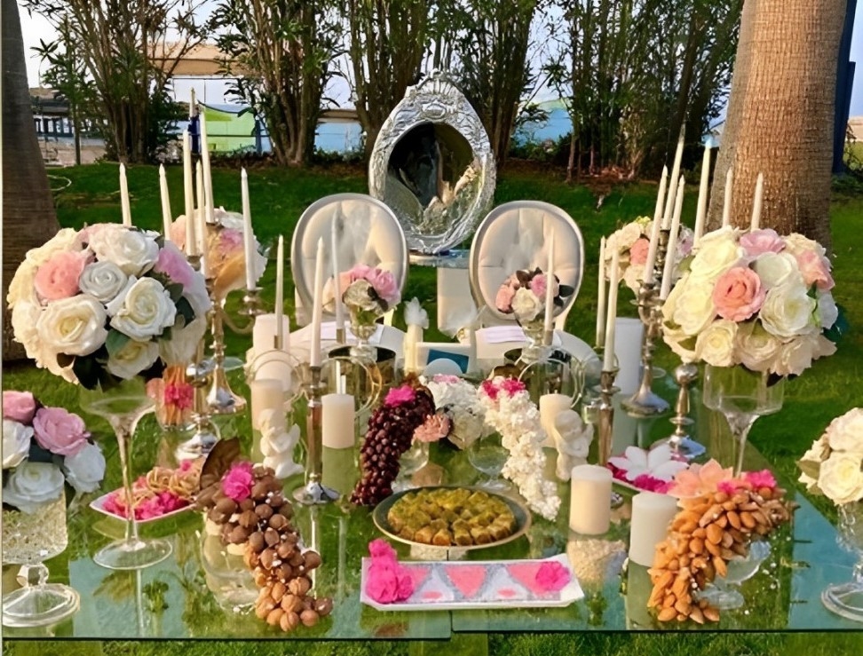 Sofreh Aghd Elegance Collection - Persian Wedding Table Package