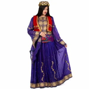 Sorane Traditional Kurdish Outfit – Satin Traditional Set