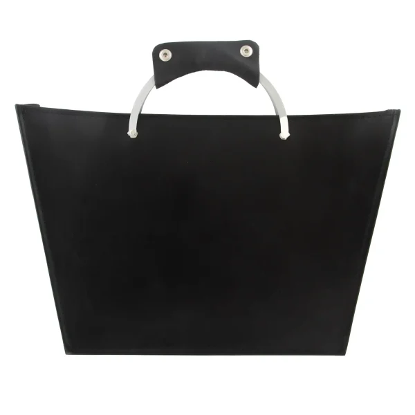 Elegant Natural Leather Bag – Persian Calligraphy Design