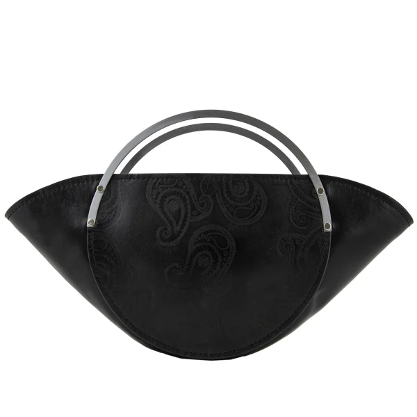 Iran Calligraphy Leather Handbag – Natural Cowhide Persian Leather Bag