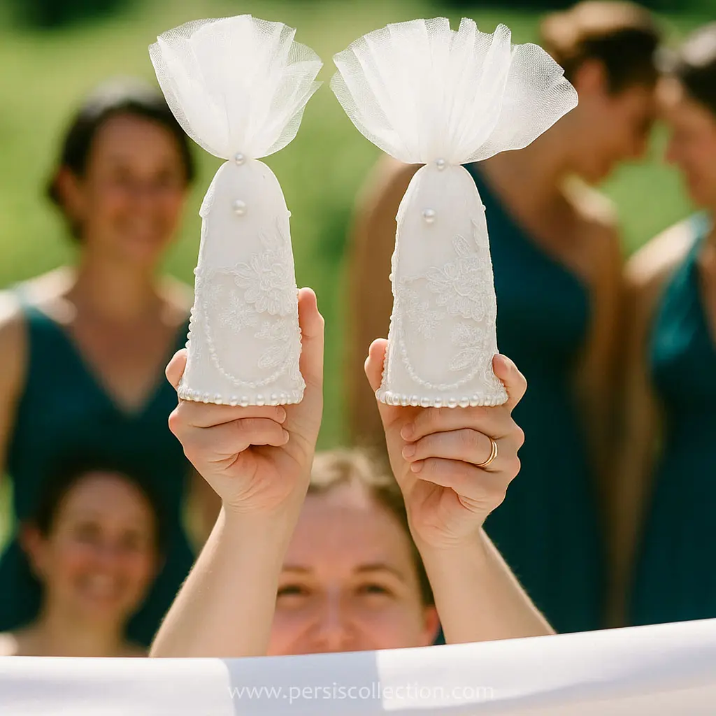 Persian Wedding Lace Sugar Cones – Persian Sofreh Aghd Ghand-Sab Kaleh Ghand