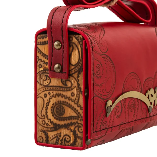 Elegant Natural Leather Shoulder Bag – Love Design