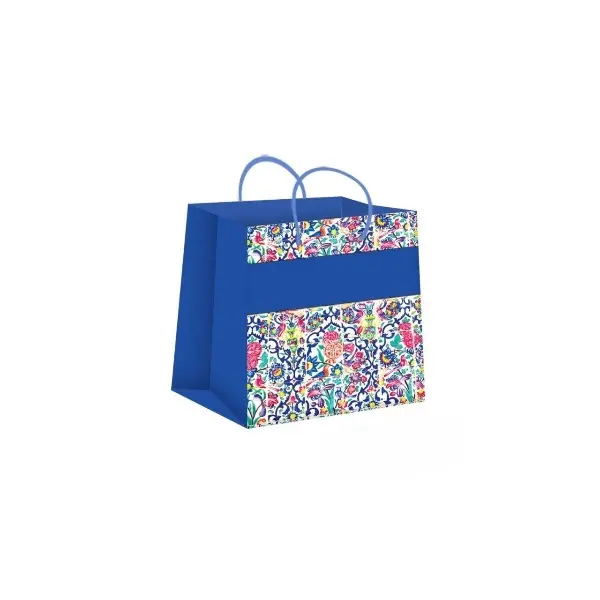 Classic Elegance Gift Bag with Unique Artistic Design