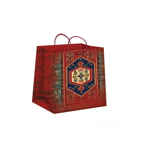 Classic Elegance Gift Bag with Unique Artistic Design