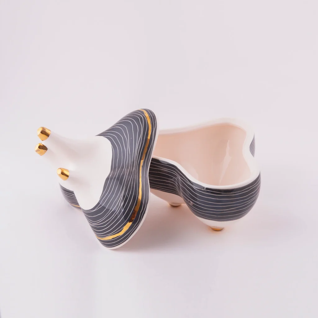 Elegant Deformed Ceramic Serving Set