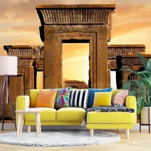 Classic Persepolis Wallpaper - Luxurious Natural Fiber Wallpaper