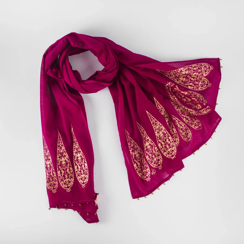 Luxurious Persian Garden Scarf