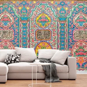 Elegance Golestan Palace Wallpaper – Royal Garden Design