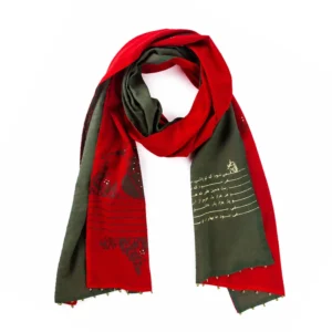 Shamloo Poem Handmade Scarf
