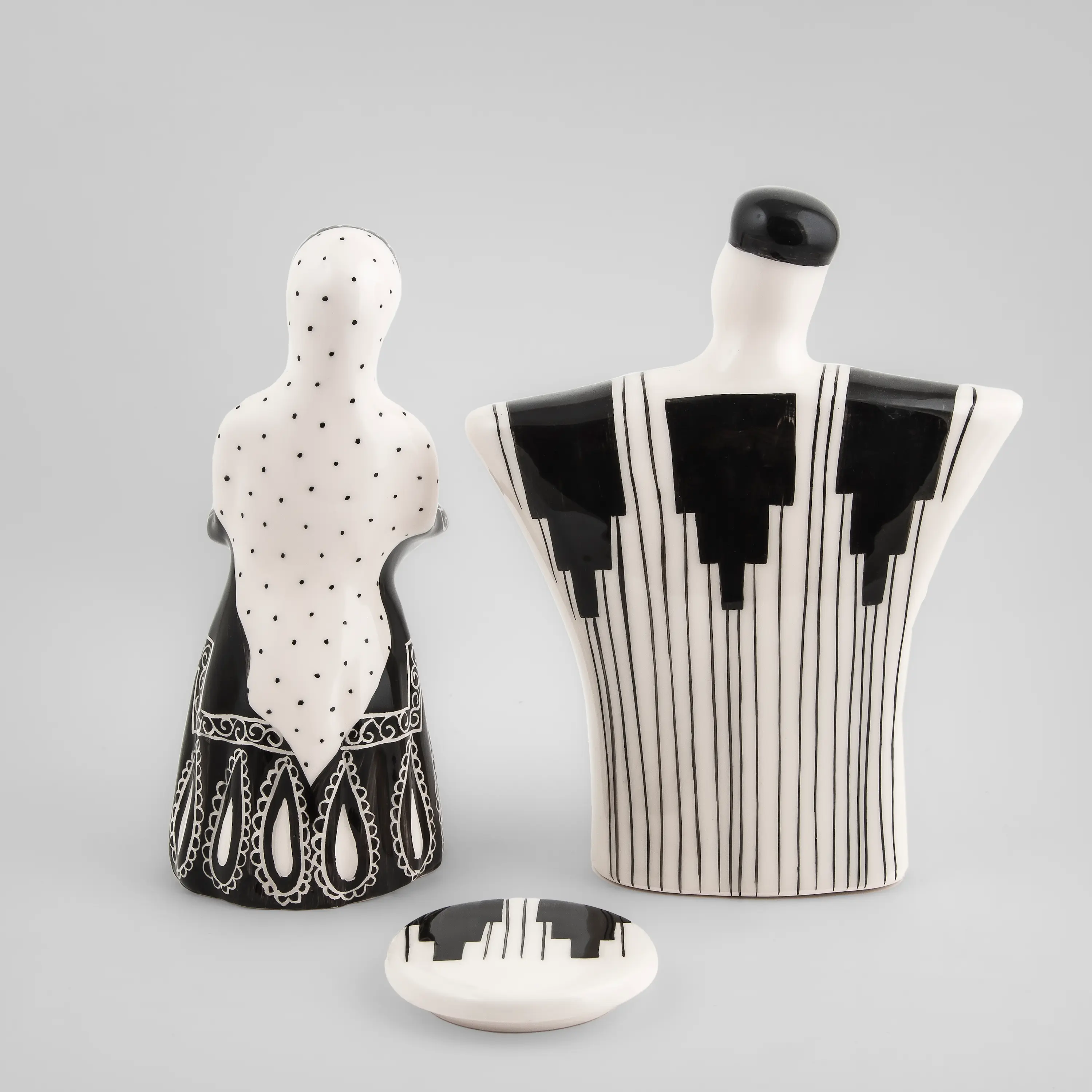 Bakhtiari Couple Incense and Candle Holder Sculpture