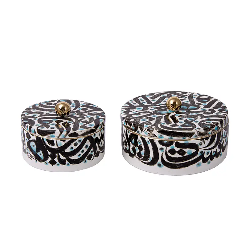 Calligraphy Art Tableware Set – Elegance Persian Design