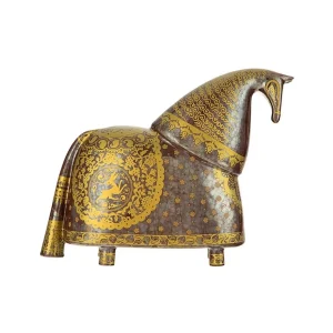 Ceramic Horse Sculpture - Knight Design