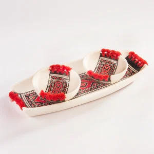 Kilim Ceramic Serveware Set – Elegant Design