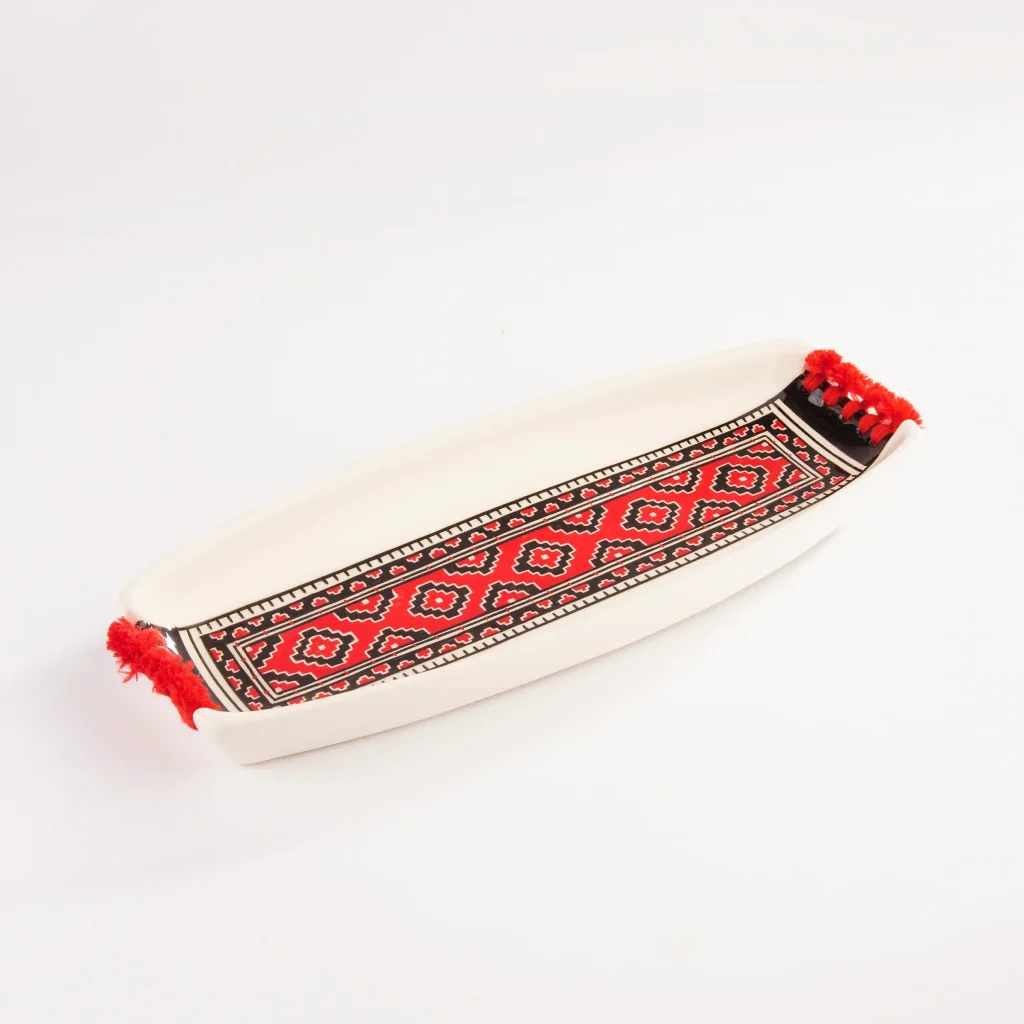 Kilim Ceramic Serveware Set – Elegant Design