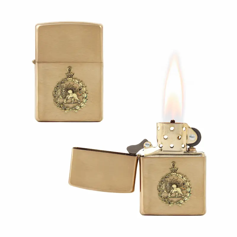 Lion and Sun Zippo Lighter