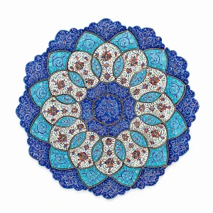 Minakari Enamel Wall Hanging Plate 25 cm