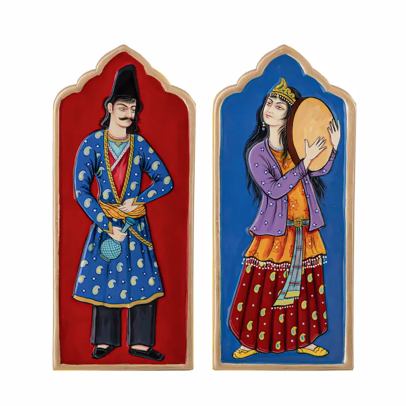Persian Miniature Wall Art – Shirin and Farhad Design