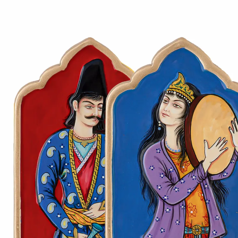 Persian Miniature Wall Art – Shirin and Farhad Design