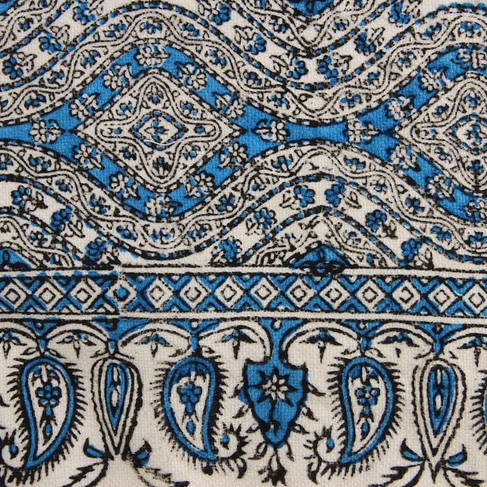 Persian Traditional Cotton Blue Bloom Blouse
