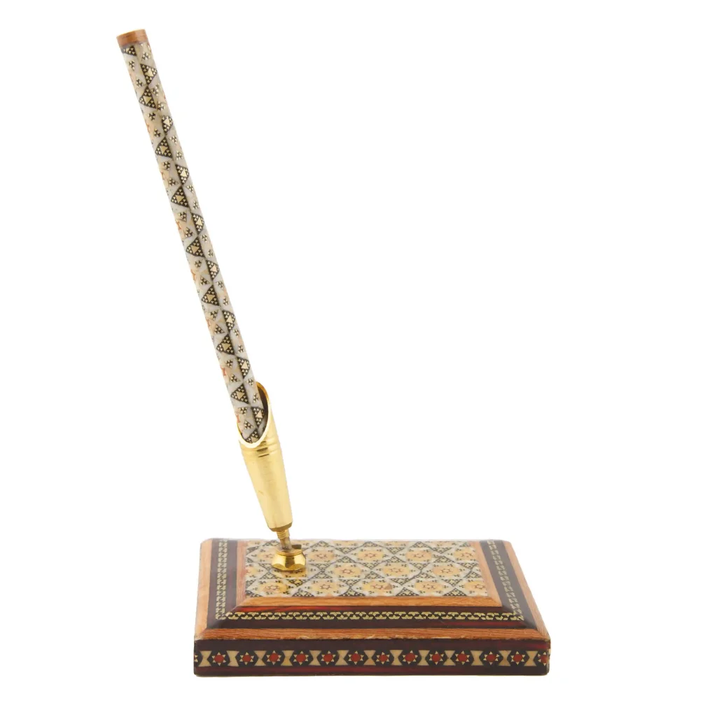 Khatam Kari Gift Set Pen and pen stand