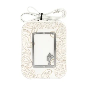 Genuine Leather Shoulder Bag with Tree of Love Design