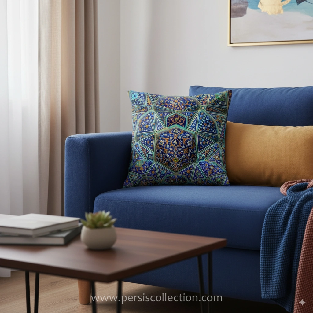 Persian Muqarnas Pattern Velvet