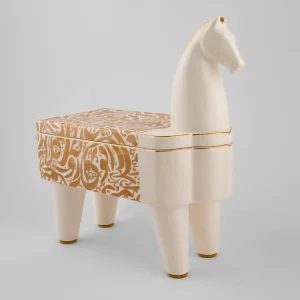 Equestrian Elegance Ceramic Candy Dish