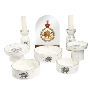 Lion and Sun Design Shiro Khorshid Haftsin Set