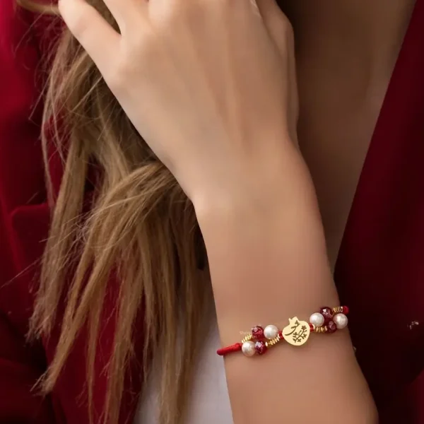 18K Gold Spring Branch Pomegranate Bracelet
