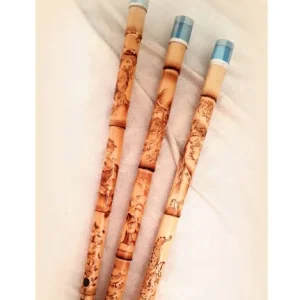 Handcrafted Ney with Burnt Design