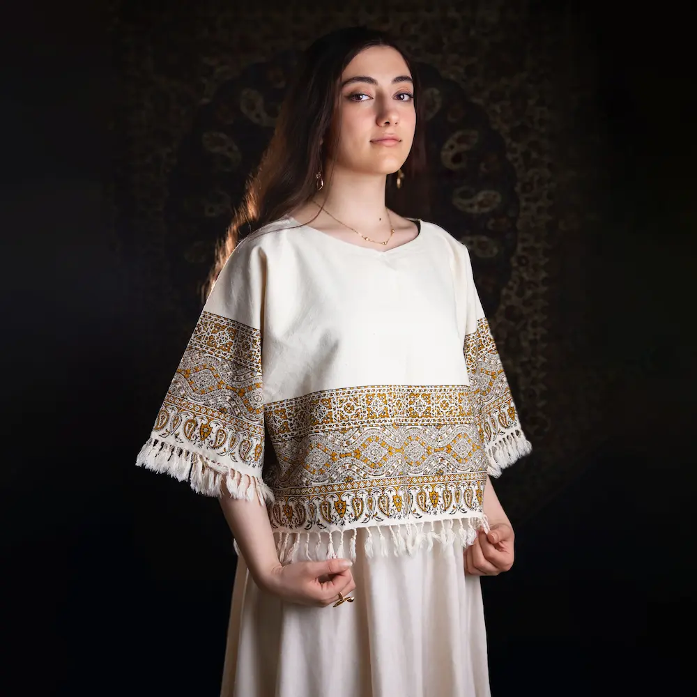 Persian Art Ghalamkar Loose Blouse