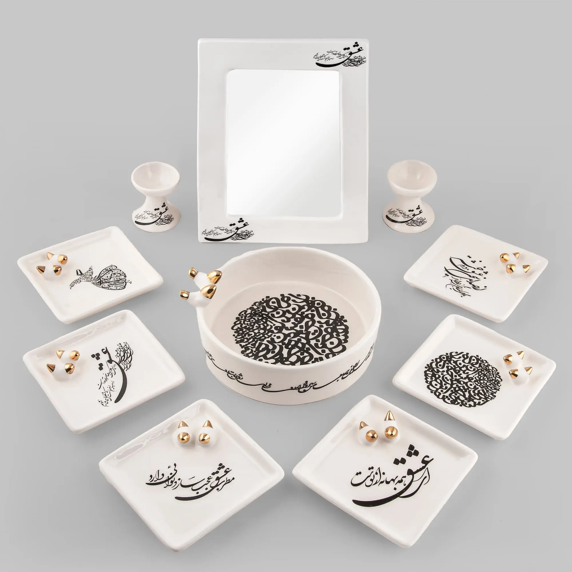 Mina Birds Haftsin Set