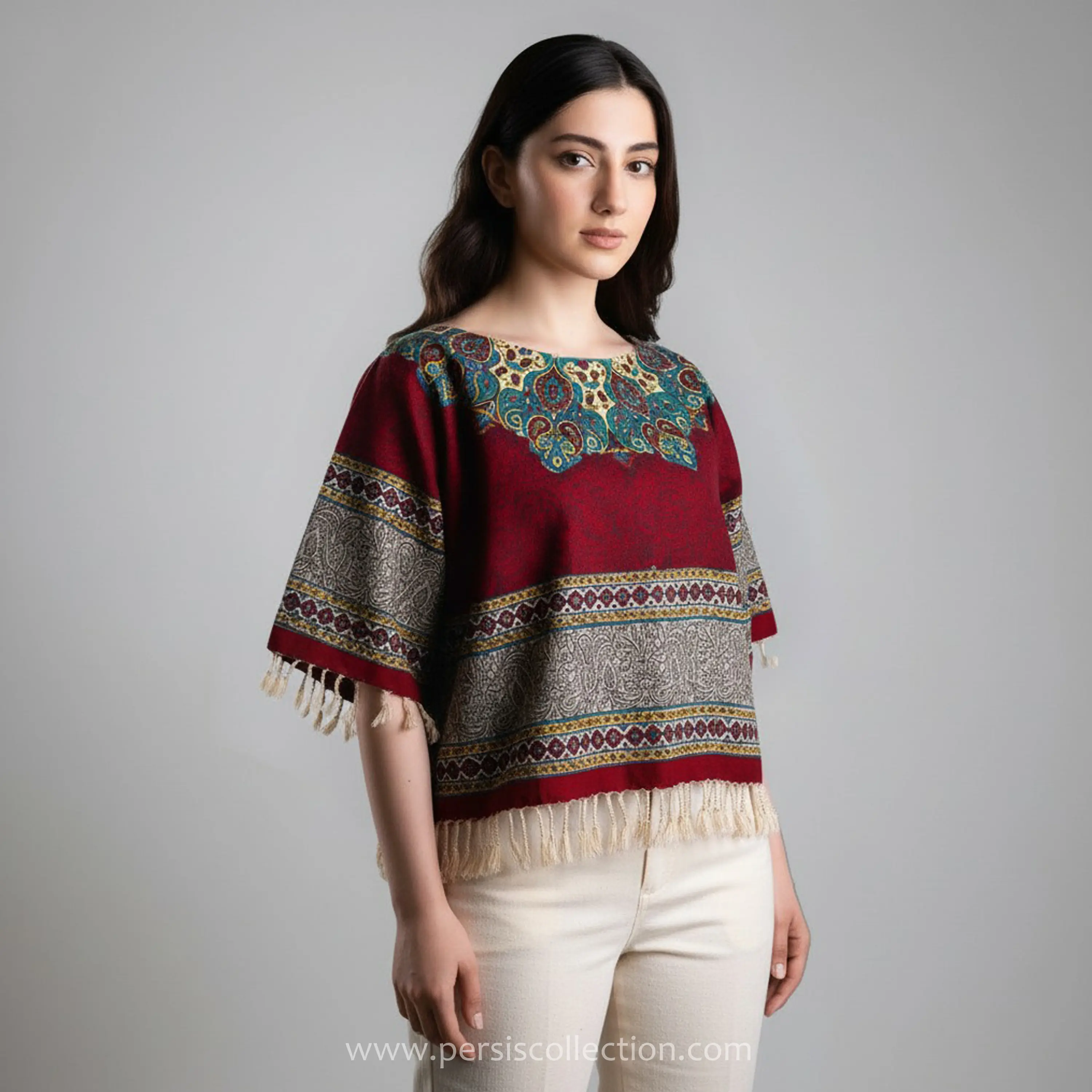 Persian Dome Pattern Hand-Printed Cotton Shirt – Ghalamkai