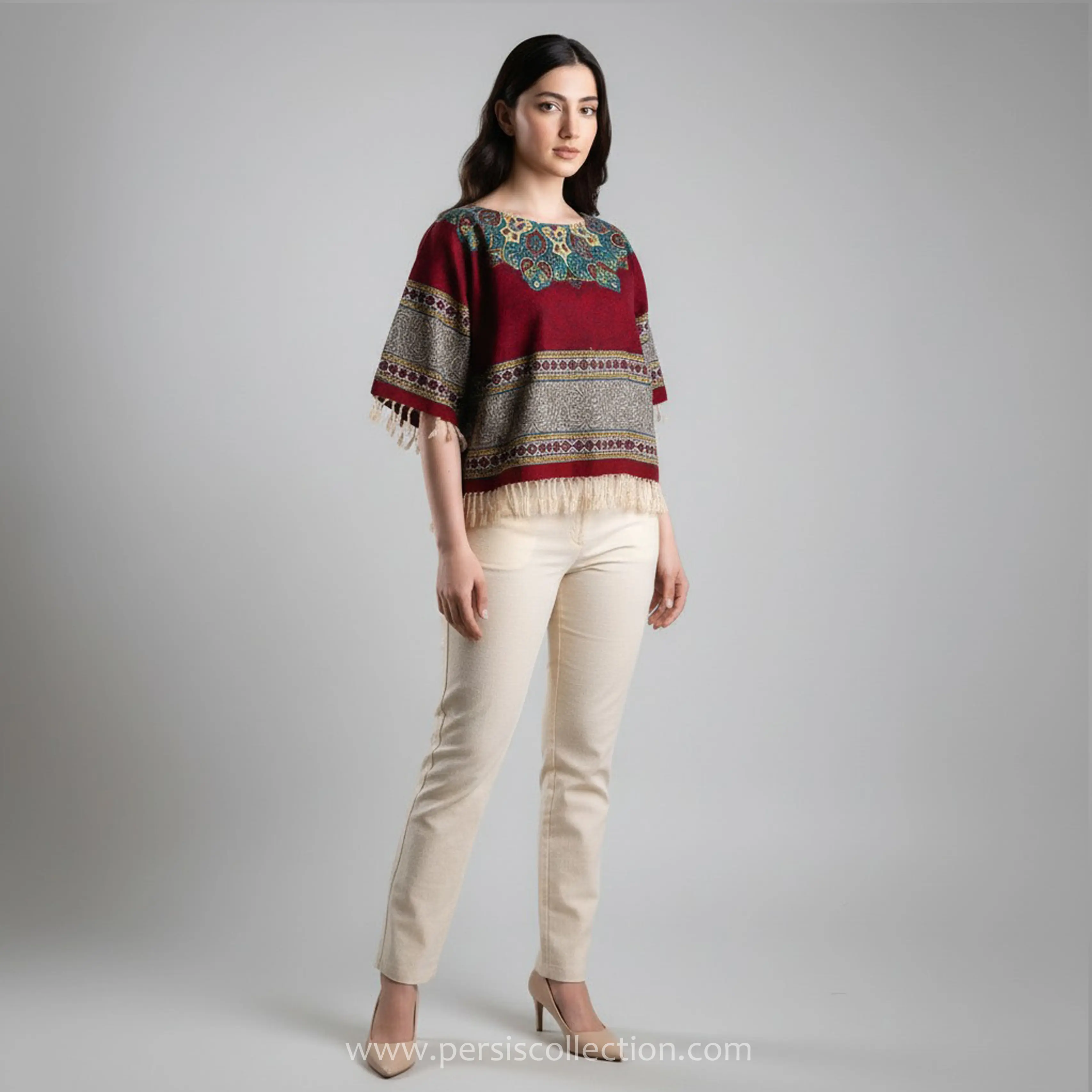 Persian Dome Pattern Hand-Printed Cotton Shirt – Ghalamkai
