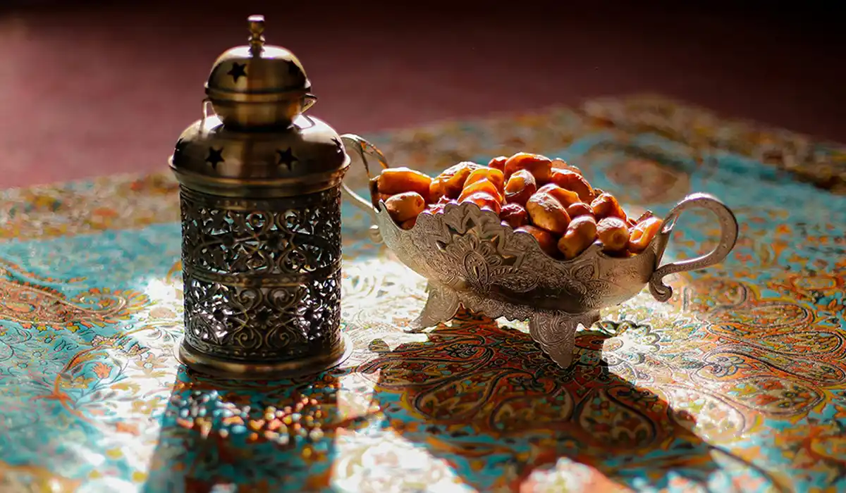 Persian-style serving set with classic designs